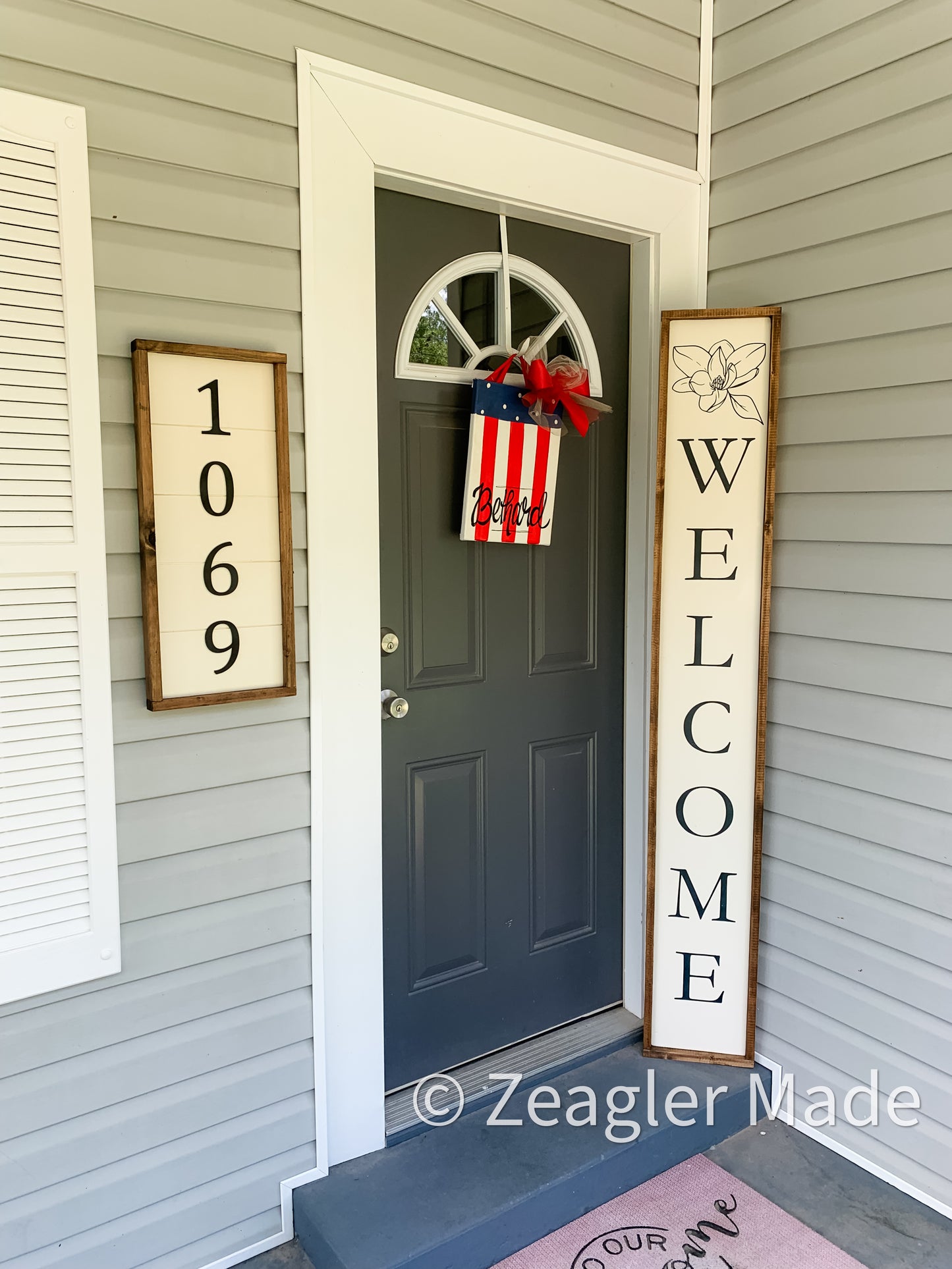 6ft Name / Welcome sign