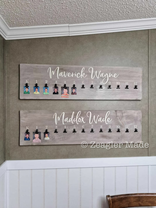 School photo board