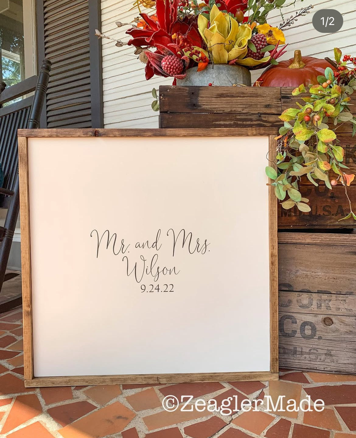 Wooden Guestbook