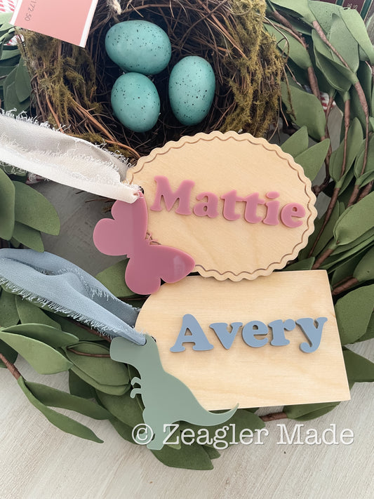 Easter Basket tags