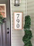 Address House number sign