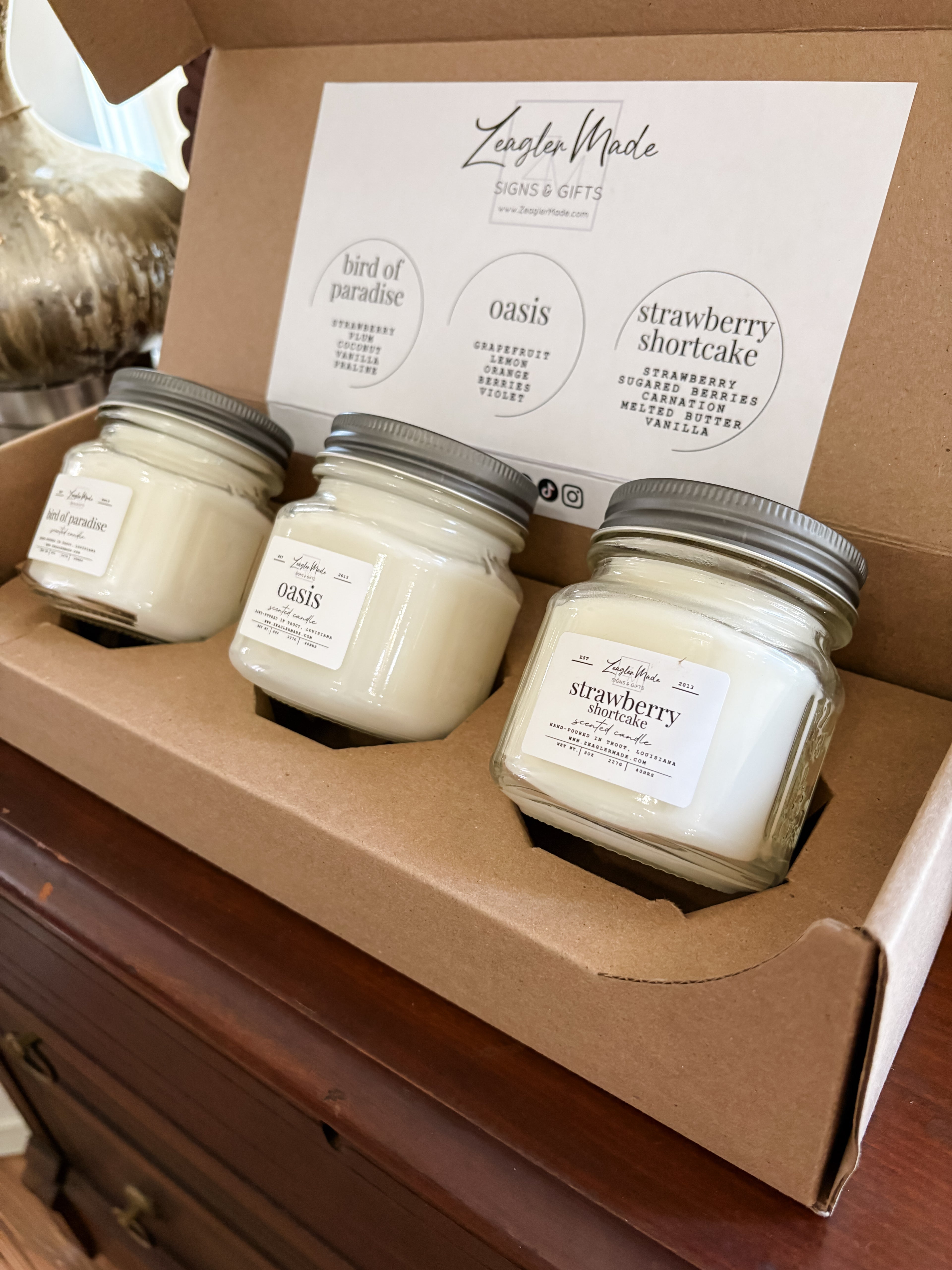 Candle Box Trio - You Choose