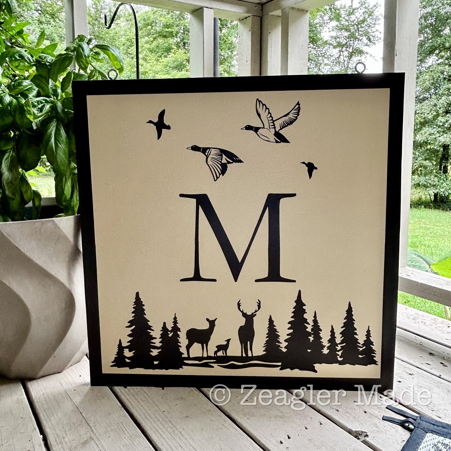 2ft square OUTDOOR safe sign
