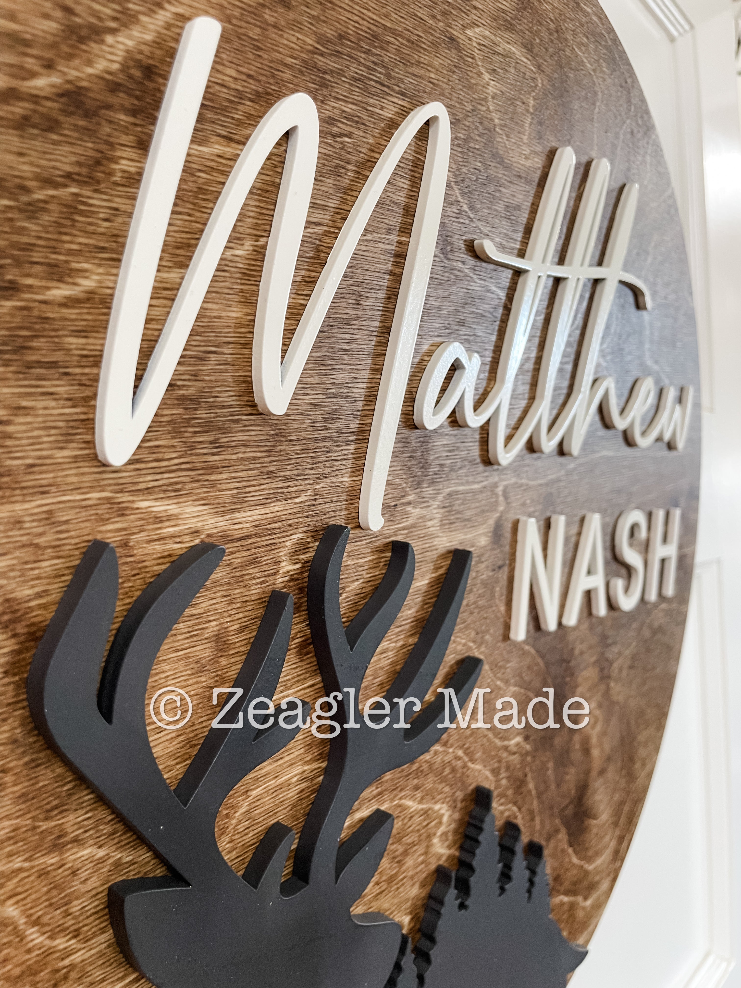 Door hanger : teacher gift / baby nursery sign