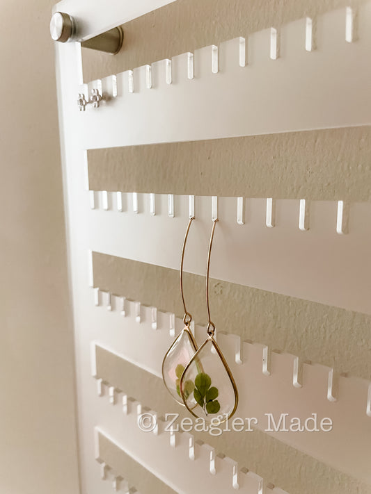Acrylic earring holder