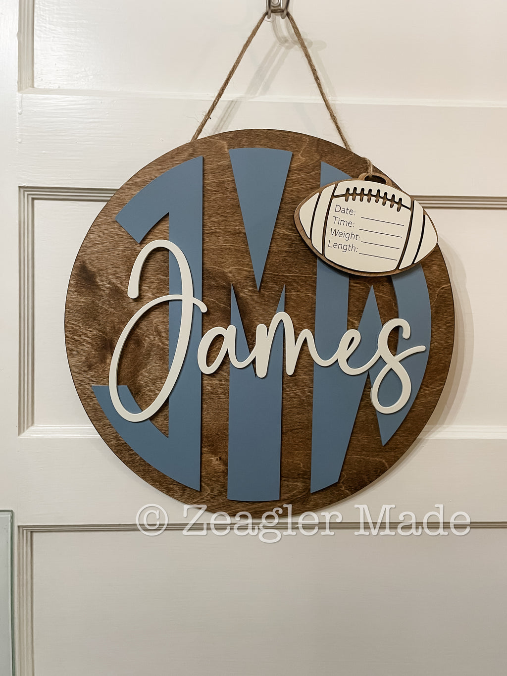 Door hanger : teacher gift / baby nursery sign