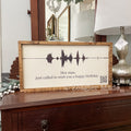 Voicemail memorial with QR code