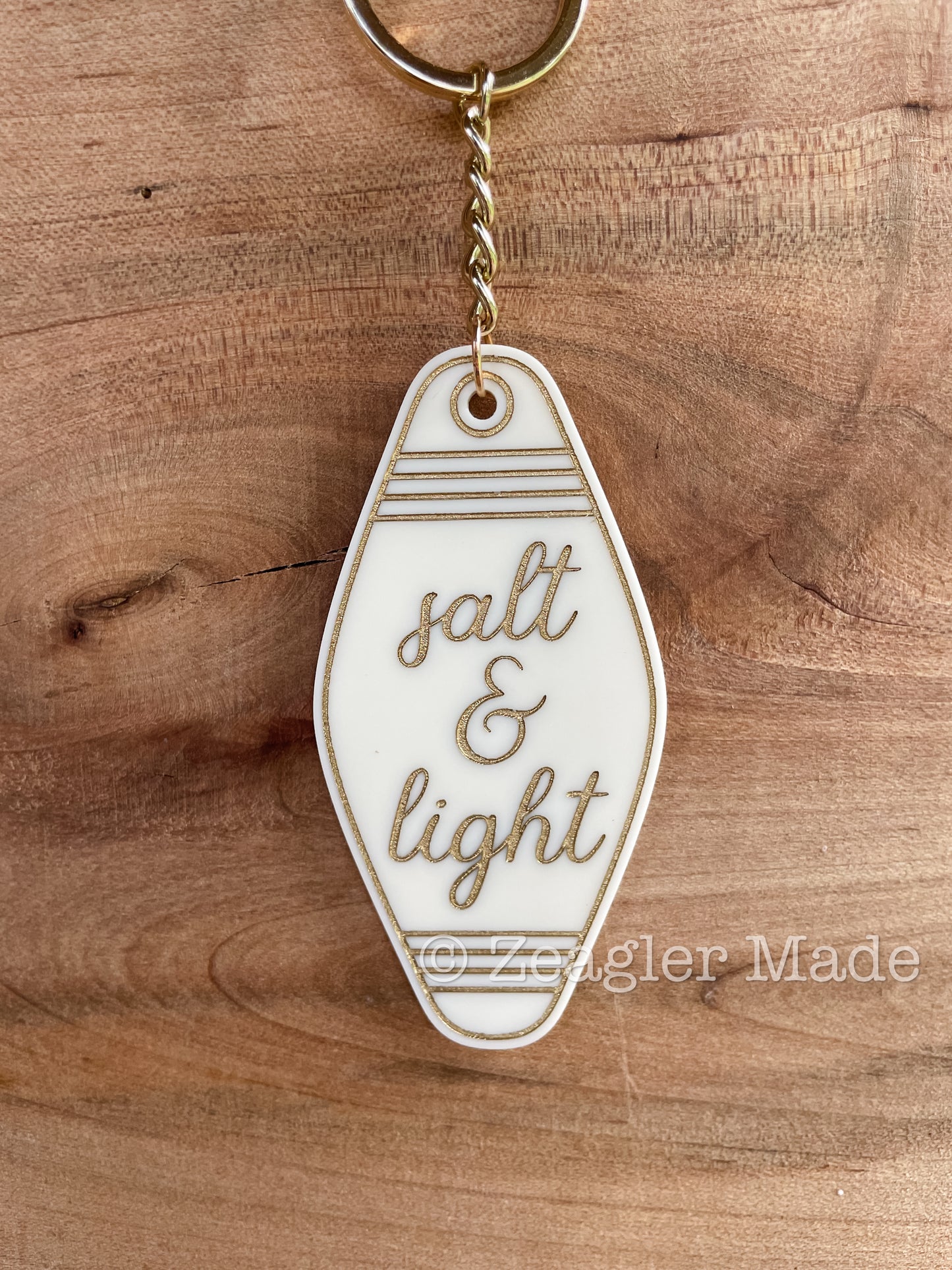 Acrylic keychain tag