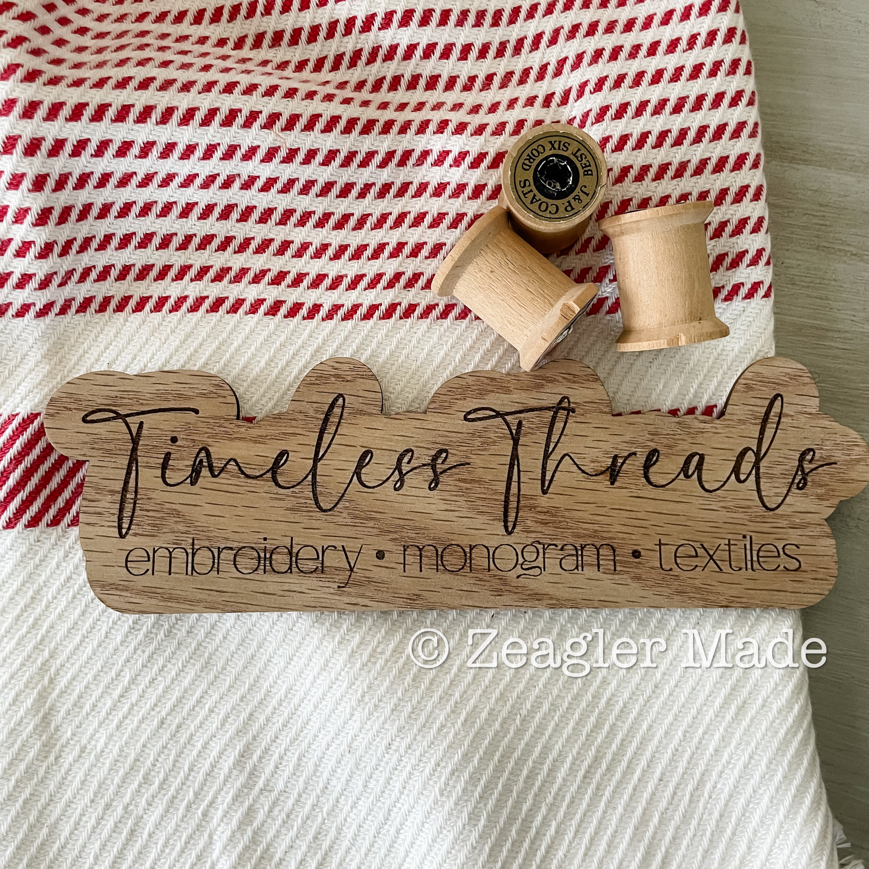 Wooden watermark