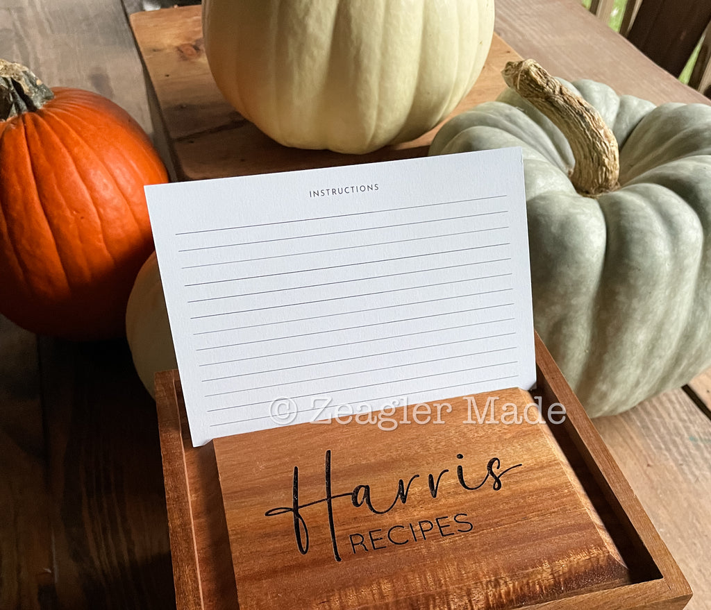 Recipe Cards