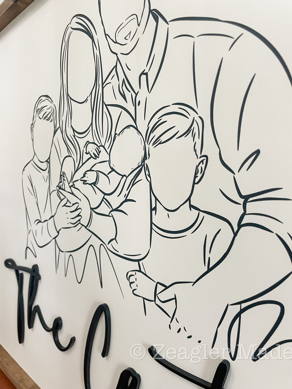 Family portrait sketch