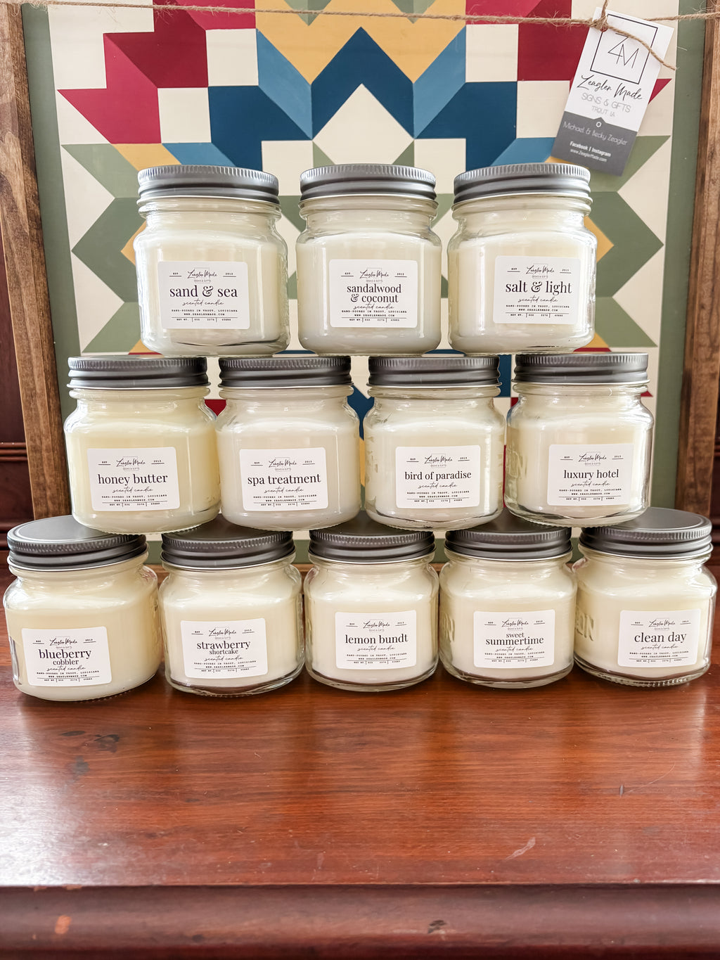 Candle 8oz jar