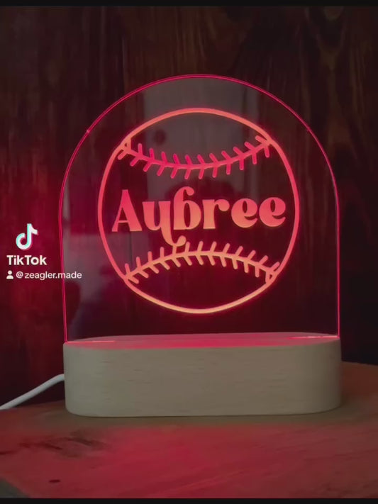 Personalized Night Light